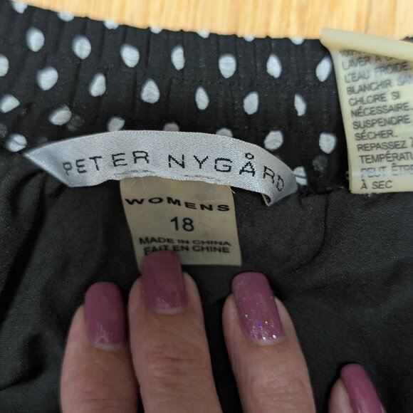 Peter Nygard Polka Dot Skirt Size 18 - Picture 6 of 7